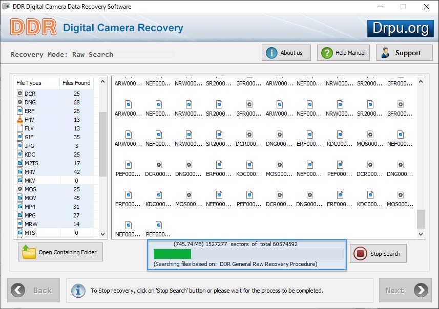 Data recovery is under process