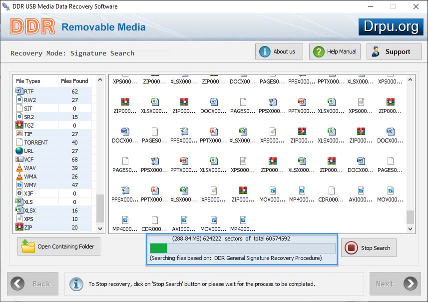 Data recovery is under process